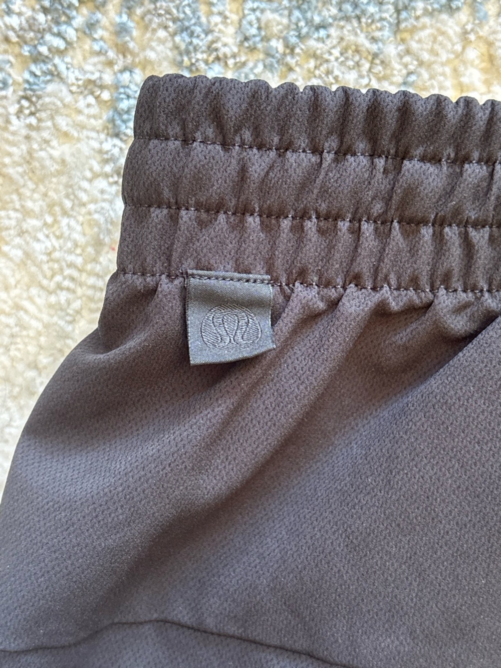 lululemon athletica Black Drawstring Pique Trousers - Picture 4 of 4